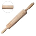 thumbnail image 1 of Rolling Pin Creative Wooden Reusable Non Stick Dough Roller Baking Roller, 1 of 7