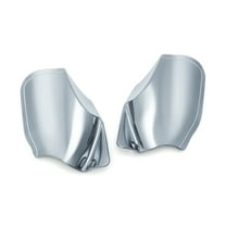 Kuryakyn 5788 Motorcycle Accessory: Heat Deflector Saddle Shields for 2014-19 Harley-Davidson Sportster Motorcycles, Reflective Smoke, 1 Pair