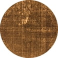 thumbnail image 1 of Ahgly Company Indoor Round Oriental Orange Industrial Area Rugs, 5' Round, 1 of 4
