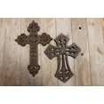 Reflection Collection Wall Mounted Cast Iron Cross Decor Wall