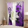 thumbnail image 3 of Castle Fairy Retro Flower Boy Girl Black Out Curtains,Floral Butterfly Curtains Pack Of 2 (42X63 Each),Botanical Plants Bedroom Curtains,Luxury Bedroom Decor, 3 of 6