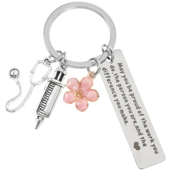 unbranded Keychain Doctor Key Chain Backpack Pendant Key Hanging Prop Nurse Day Gift