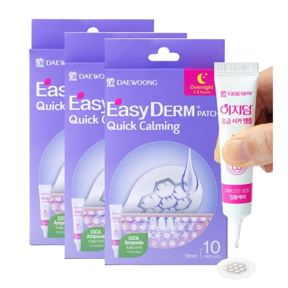 Parches para el cuidado del acné DeEasyDerm Quick Calming Magnesium x30