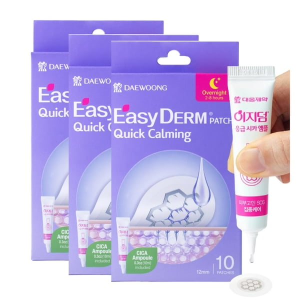 Parches para el cuidado del acné DeEasyDerm Quick Calming Magnesium x30