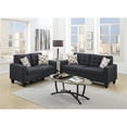 thumbnail image 2 of Bobkona Windsor Linen-Like Polyfabric 2-Piece Sofa and Loveseat Set, 2 of 6