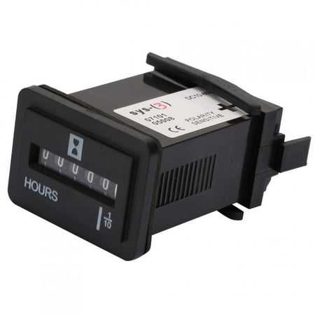 

Convenient Time Counter Durable Quartz Hour Meter For Generators Air Compressors Water Pumps Traveling Cranes