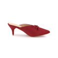 thumbnail image 3 of BLISSFUL STEP Women's Pointed Toe Mid Slides Heel Mules, 3 of 7