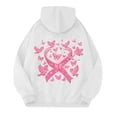 thumbnail image 5 of Cancer Awareness Hoodie 2025 Sparkle Glitter Hoodies with Pockets Hooded Sweatshirt Hoodie Women Pullover, 5 of 6