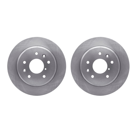 Dynamic Friction Company Rear Brake Rotors 6002-80015