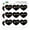 Opaque, variant on NHL Anaheim Ducks Logo Heart Shaped Planner Calendar Scrapbook Craft Stickers