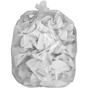 Genuine Joe High Density Trash Bags, Clear, 33 gal, 500 count