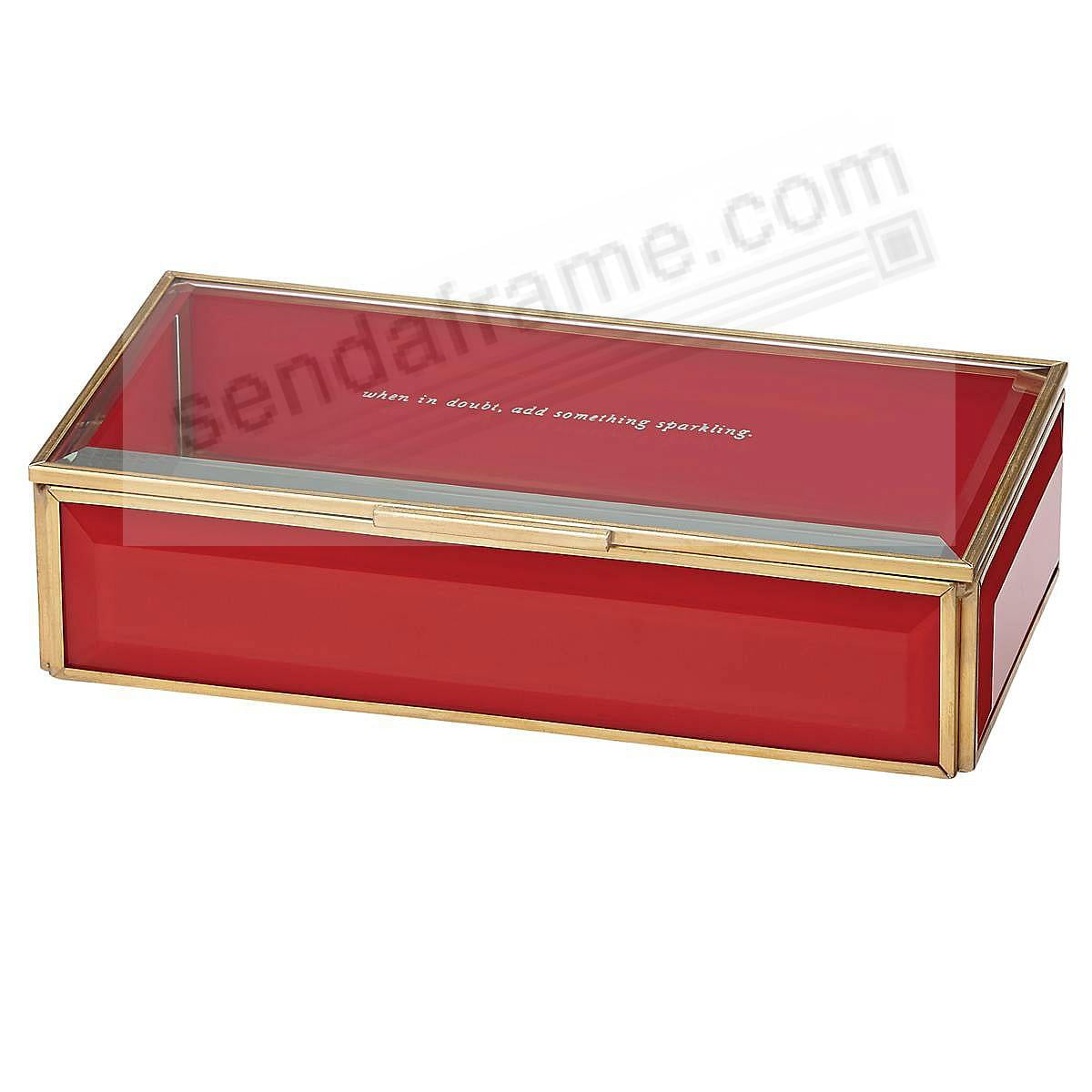 OUT OF THE BOX Glass Jewelry Box by kate spade new york 