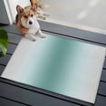 thumbnail image 4 of Teal Grey Ombre Bathroom Rug Washable 2x3 Entryway Rug Non Slip Farmhouse Gradient Minimalist Front Door Mat Low Pile Indoor Doormat Throw Floor Carpet for Kitchen Bedroom Entrance, 4 of 8