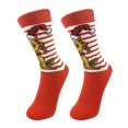 thumbnail image 1 of Calcetines acogedores estilo navideño, cómodos calcetines para dormir en casa para niños y adultos Kuymtek Rojo mujer, 1 of 6