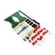 thumbnail image 1 of Kit de bricolaje con 30 relojes de arena electrónicos con luces LED, placa PCB de doble capa, componentes, kit de práctica de soldadura, luz LED roja, 1 of 6