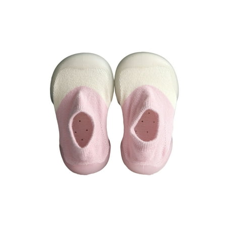 

Meihuida Infant Shoes Babies Anti-slip Sneakers with Anti-collision Toe Cap
