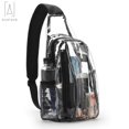 thumbnail image 6 of Gustave Clear Sling Bag Stadium Approved Mini PVC Crossbody Shoulder Backpack Transparent Casual Chest Daypack for Hiking, Stadium or Concerts, 6 of 8
