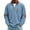 Sky Blue, variant on SOOMLON Oversized Sweatshirt Men Big and Tall Mock Neck 1/4 Zip Pullover Corduroy Long Sleeve Shirts Fall Fashion Wear