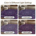 thumbnail image 7 of ODIKA 4'x6' Maximalist Central Emblem Delicate Blooming Petals Interlocking Design Washable Area Rug None for Bedroom, Reading Nook, Pet Friendly & Non-Shedding, 7 of 7