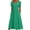 Green, variant on Qiopertar Women's Casual Short Sleeve V-Neck Solid Color Long Dress Spring Summer Beach Party Vacation Relaxed A-Line Maxi Dress, Black 3XL