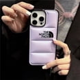 thumbnail image 4 of para iPhone 17/16/15/14/13/12/11 (Pro Plus Pro Max ) PhoneCase The North Face Creativo Relleno de Plumas Funda de Teléfono Móvil Morado Claro, 4 of 6