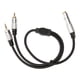 thumbnail image 1 of Cable RCA de 6,35 mm a 3,5 mm, conector hembra a macho chapado en oro, cable divisor de sonido de 1,6 pies, 1 of 10