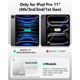 thumbnail image 2 of Funda ESR para iPad Pro de 11 pulgadas (2022/2021/2020/2018) negra, 2 of 9