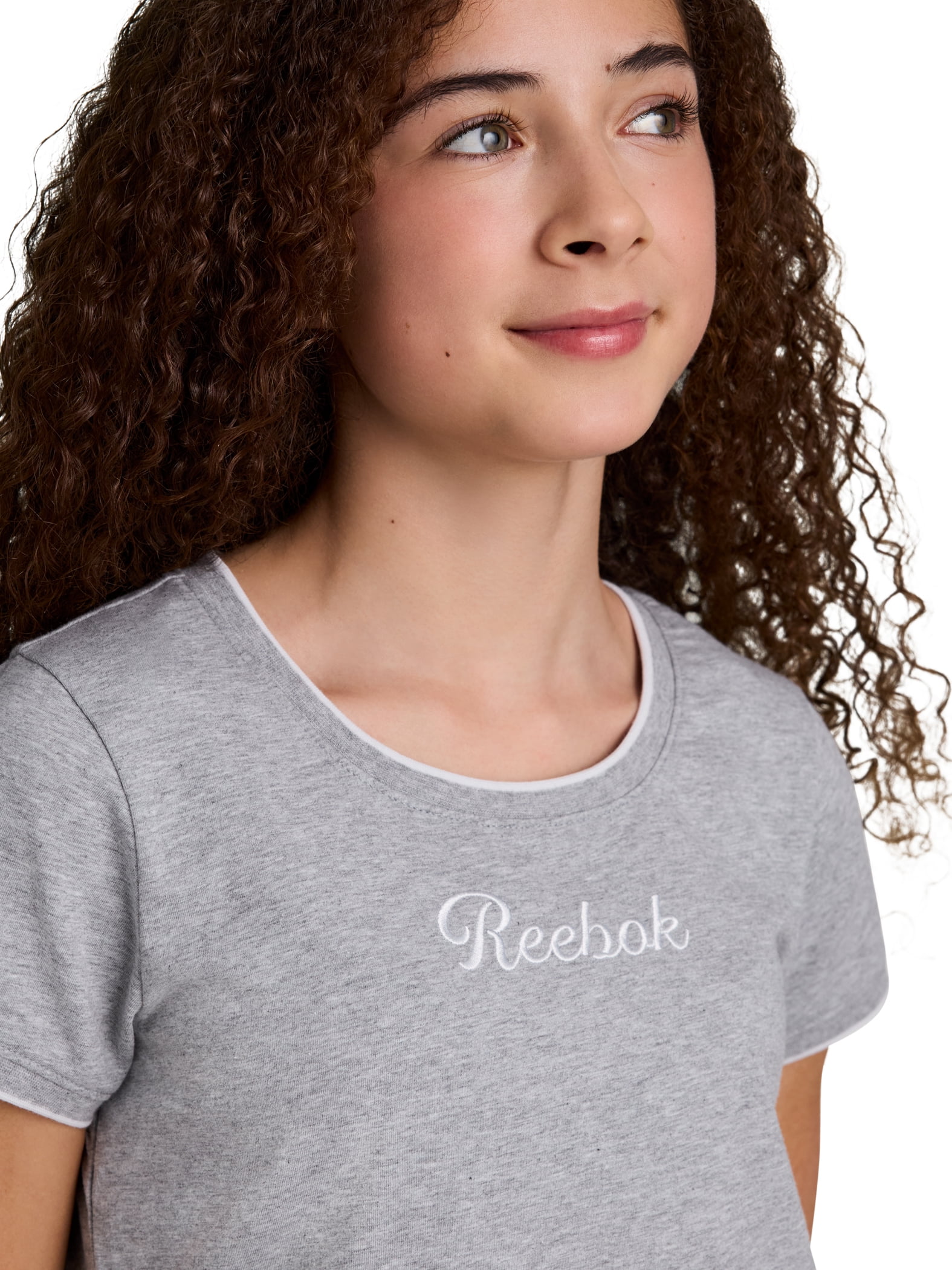 Reebok Girl’s Performance Short Sleeve Pivot T-Shirt, Sizes 4-18