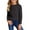 Black, variant on Girls Long Sleeve Ribbed Knit Pullover Sweater Classic Crewneck Casual Soft Lightweight Top for Kids Youth