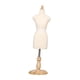 thumbnail image 2 of Maniquí de costura para vestido femenino, tamaño mini 1/4 XS, profesional, con base de madera Sin marca de línea, 2 of 9