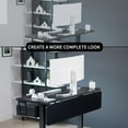 thumbnail image 2 of VIVO Black 59" x 12" Laminate Modesty Panel for Office Desk, 2 of 8