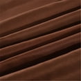 thumbnail image 4 of Hotel Luxury Bed Sheet Set - 4 Pieces - Extra Soft - 16" Deep Pocket Brushed Microfiber Wrinkle Resistant Queen,Brown, 4 of 6