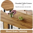 thumbnail image 4 of Wood Dining Table Set for 4,67" Dining Room Table Set,Rectangle Wood Dinner Tables Set with 4 Thick Cushion Upholstered Chairs,Kitchen Tables and Chairs Sets for 4 Easy Assembly, 4 of 7