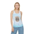 thumbnail image 3 of Womens Tie Dye Racerback Road Runners Motorcycle Club Tank Top, 3 of 3