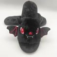 thumbnail image 3 of Pantuflas Murciélago Halloween Con Puntera Abierta Y Esponjosas Antideslizantes Suaves para Interior, 3 of 9