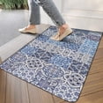 thumbnail image 3 of Bohemian Retro Purple Diamond Pattern (6) Welcome Doormat for Indoor/Outdoor Entrance Bohemian Retro Purple Diamond Pattern (6) Decoration Door Mat Kitchen Door Mat Bedroom Doormat 17x30 Inch, 3 of 6