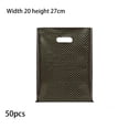 thumbnail image 2 of 50 piezas de bolsas de compras portátiles para el trabajo en casa, ropa de playa, regalos, embalaje de ropa, bolso de bolsillo de almacenamiento Almacenamiento y organización del hogar 20x27cm Bearachild HA075229-04, 2 of 6
