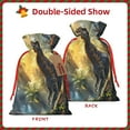 thumbnail image 2 of Naloa Sunshine Jungle Dinosaur Drawstring Christmas Bags, 3D Xmas Gift Bags, Christmas Wrapping Bags, Xmas Goodie Bags, Treat Pouch Bags, Party Favor Bags-Medium, 2 of 9