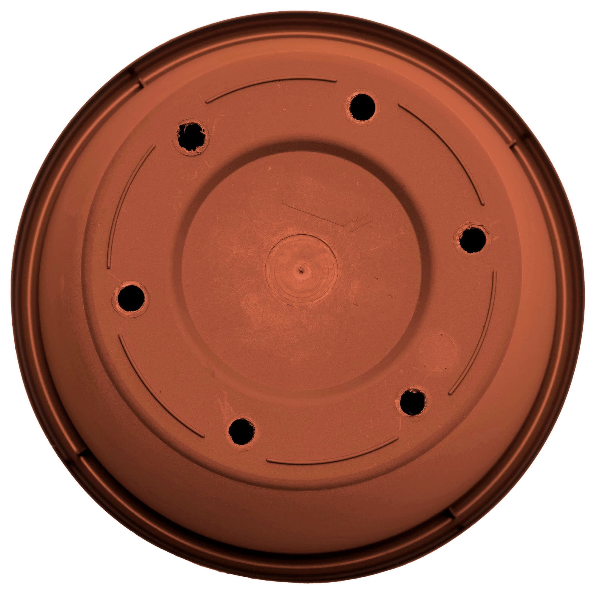 Bloem Terra Pot 20.5 in. x 20.5 in. x 17 in. Round Terra Cotta Plastic Plant Planter with UV Resistant Material