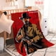 thumbnail image 4 of Juego popular Red Dead Redemption 2, mantas decorativas para sofá, manta doble, ropa de cama de microfibra mullida, vellón hasta las rodillas, 4 of 5