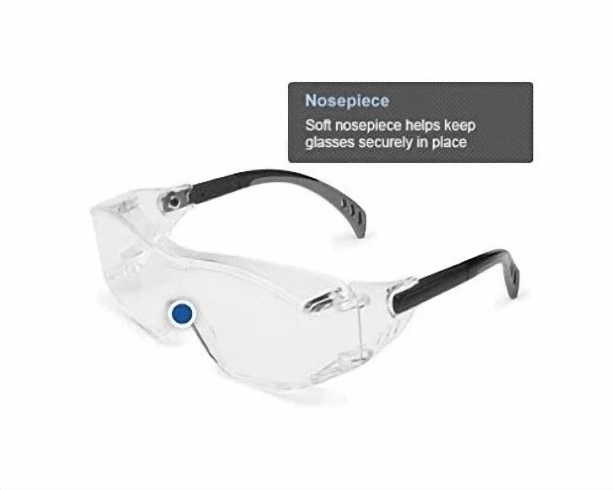 CIRCLE- Clear Safety Goggles Glasses Work Lab Outdoor Eye Protection Us Cover2 3/Pair