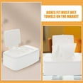 thumbnail image 2 of GOOHOCHY Dispensador de toallitas húmedas para bebé, 3 unidades, con tapa, rellenable, sellador, 2 of 8