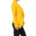 thumbnail image 2 of Moa Collection Women's Office Blazer Casual Long Sleeve Solid Open Front Design S-3XL, 2 of 4