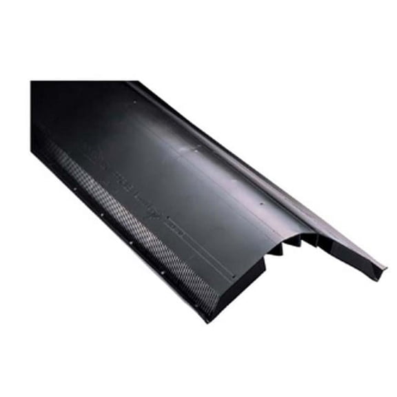 Shingle Over Ridge Vent with Nail, Black - 4 ft. - Pack of 10
