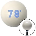 thumbnail image 1 of American Shifter  Blue 78 Year Retro Series Ivory Shift Knob with M16 x 1.5 Insert Shifter Auto Brody, 1 of 1