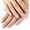Style-28, variant on Blue Press Nails Metallic Finish Nails Short Oval False Nails press ons with Chrome Design Full Cover Glue Nails for Women Summer Manicure Kit 24 count