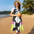 thumbnail image 3 of Lsque Bluey Print Women's Casual Dress T-Shirt Summer Short Sleeve Scoop Neck Swing Dresses, 3 of 7