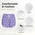 thumbnail image 4 of Balery Funny goose birds Pattern Women's Running Shorts with Liner 2 Pockets Elastic Workout Athletic Gym Yoga Shorts-XX-Large, 4 of 7