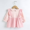 thumbnail image 6 of Baby Girls Clothes Set Toddler Long Sleeve Top Strap Overall Dress Girl Fall 2Pcs Suspender Skirt Outfits Pink A 3-6 Months, 6 of 6
