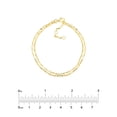 thumbnail image 4 of 14K Yellow Gold 7.50" Adj. Valentino & Hammered Forzentina Bracelet - Women, 4 of 4